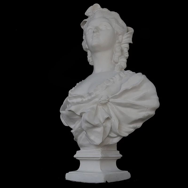 雕塑摆件模型西洋素描石膏像石膏美术头像美少女人美术用品  教具