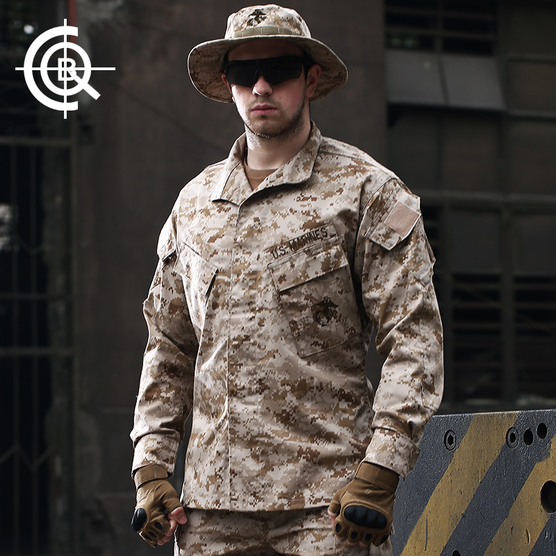 CQB 沙漠数码迷彩服套装 MCCUU陆战队套服 常规迷彩套服男士迷彩