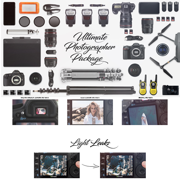 数码摄像单反相机设备影楼婚工作室广告创意动画元素片头AE模板