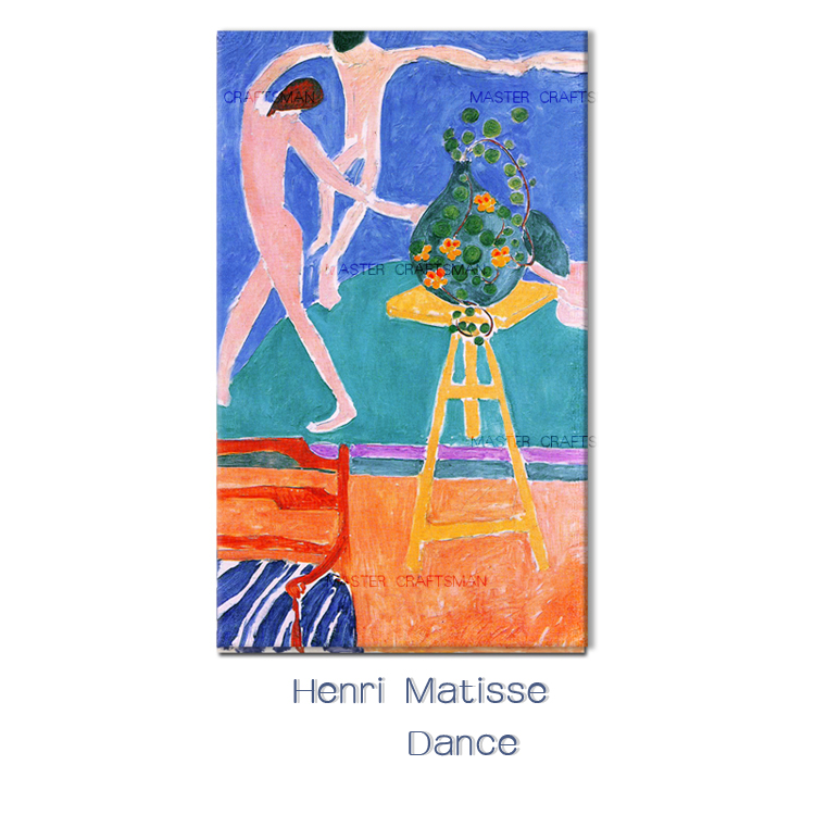 Matisse马蒂斯《跳舞》野兽派抽象画客厅餐厅大师装饰名画无框画
