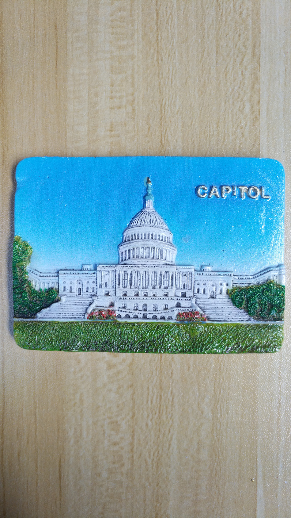 美国首都 华盛顿纪念旅游冰箱贴 风景磁贴 白宫 立体冰箱树脂贴