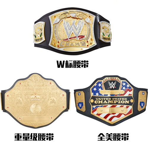 美国最新款WWE重量级腰带W标世界腰带塞纳全美冠军头衔腰带