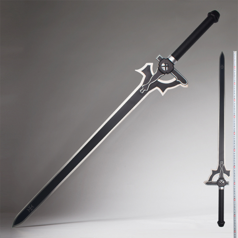 动漫影视刀剑神域武器黑剑阐释者白剑桐谷和人cos金属细剑未开刃