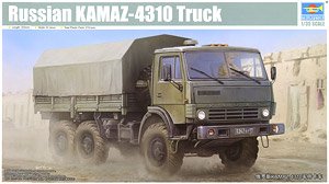 TRUMPETER/小号手 01034 俄罗斯 卡玛斯-4310 7吨6x6军事越野卡车