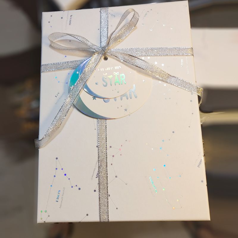 礼物盒子空盒送女友ins风精致生日礼盒围巾高级感小众包装礼品盒