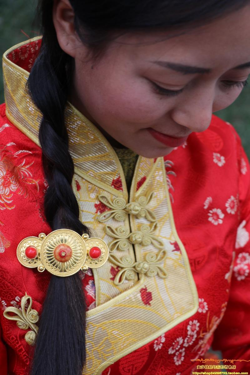 安多姑娘推荐西藏藏族藏式藏服藏装藏饰民族风女式头饰辫饰大头花