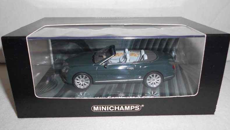 迷你切Mini 1:43 宾利欧陆GTC敞篷版 2011款限量1824 合金车模
