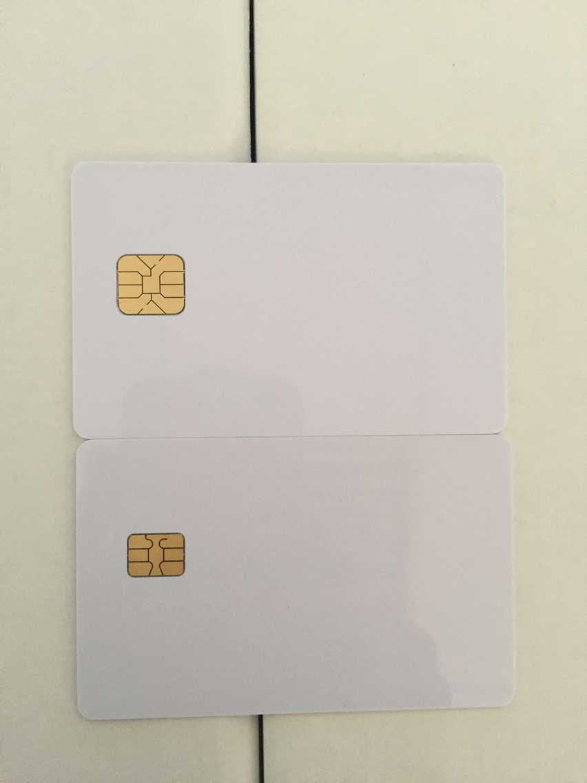 接触式智能IC卡4428白卡芯片充值卡加油卡房门卡定制印刷插卡式