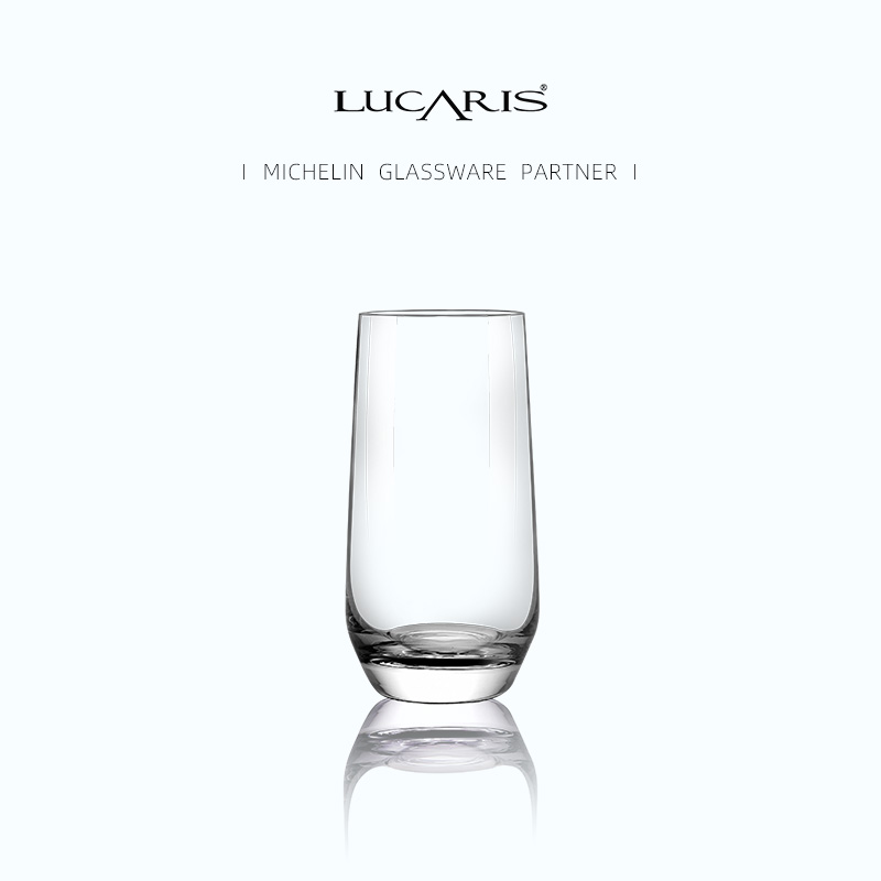 Lucaris进口水晶玻璃杯家用喝水杯子套装欧式透明耐热高温茶杯6只