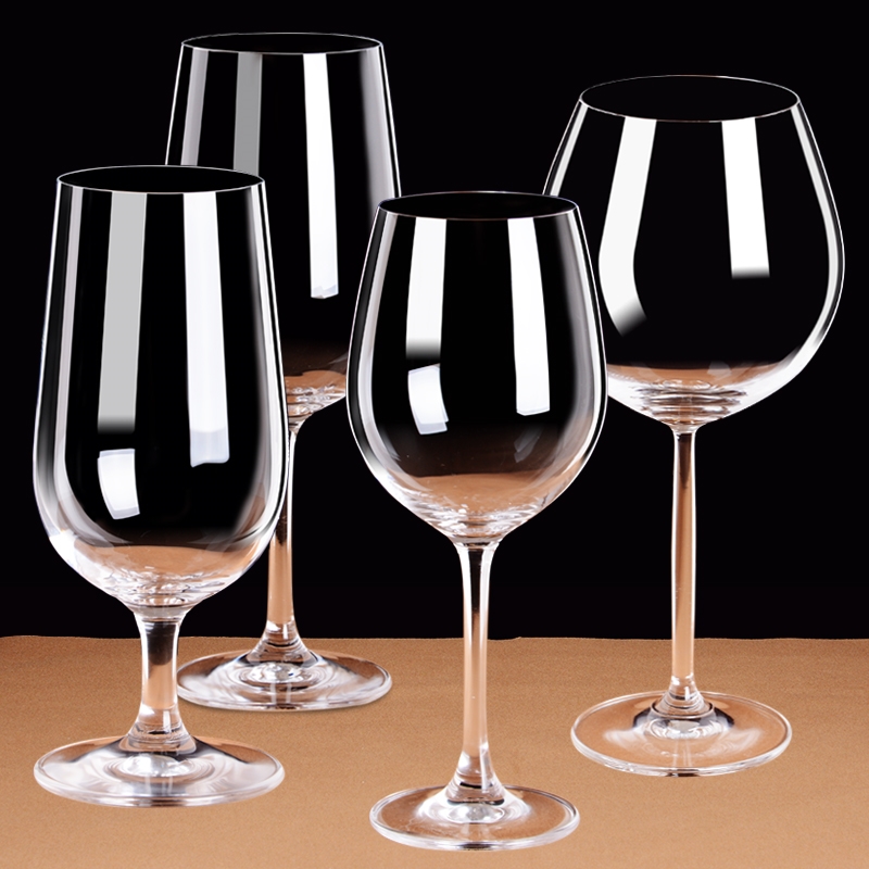 欧式轻奢华水晶红酒杯高脚杯大号玻璃葡萄酒杯子 家用单支6只套装