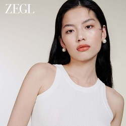 ZEGL天然淡水珍珠耳钉女925银2023新款耳环高级感复古12mm大耳饰